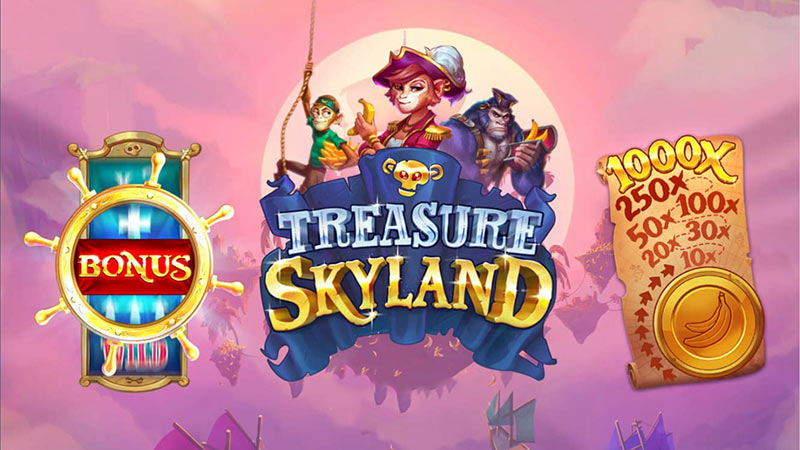 Treasure Skyland slot machine (Microgaming): tutti i  bonus della slot, dal Pick Bonus alle funzioni (cover)