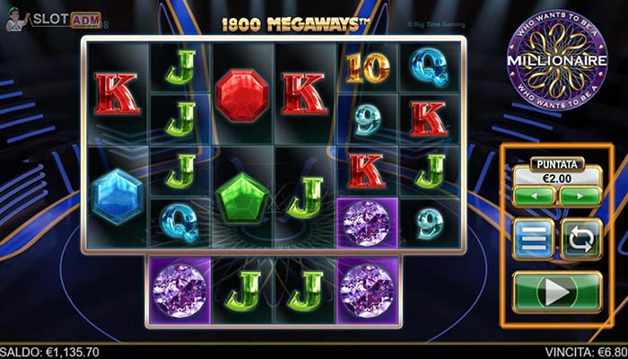 Come impostare le opzioni della slot machine Who Wants To Be A Millionaire