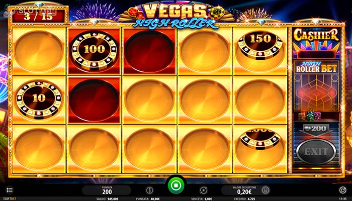 Vegas High Roller: dettaglio della High Roller Lounge