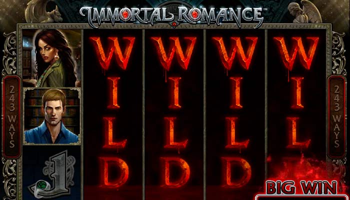 Slot Immortal Romance: funzione Wild Desire