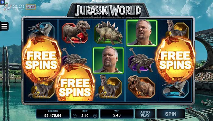 Slot Jurassic World: attivazione Free Spins