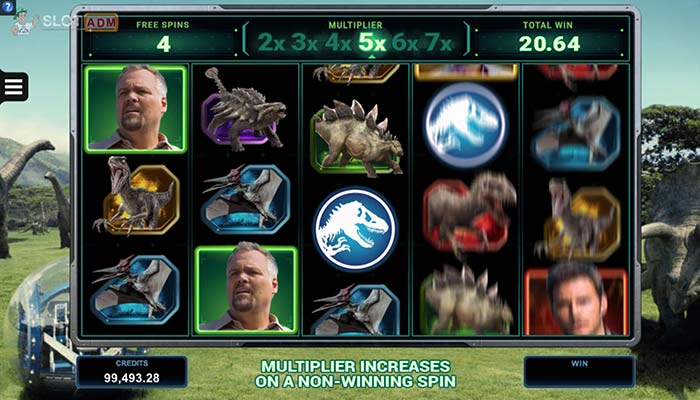 Slot Jurassic World: esempio di partite gratis Gyrosphere Valley