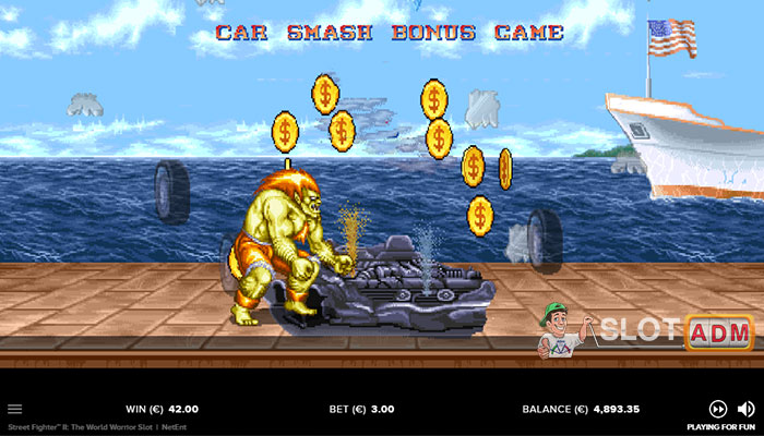 Bonus game Car Smash