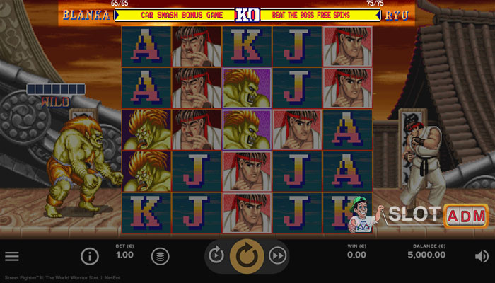 Dinamica di gioco della slot Street Fighter 2