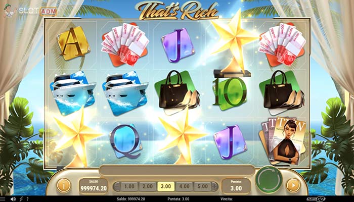 Slot machine That's Rich: attivazione Win Spins
