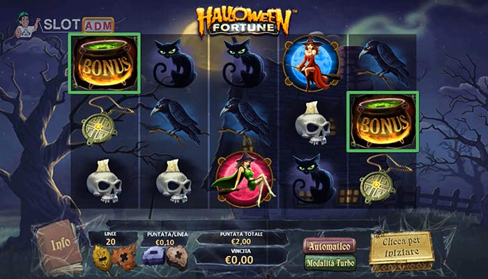 Slot Halloween Fortune: attivazione dei freespins